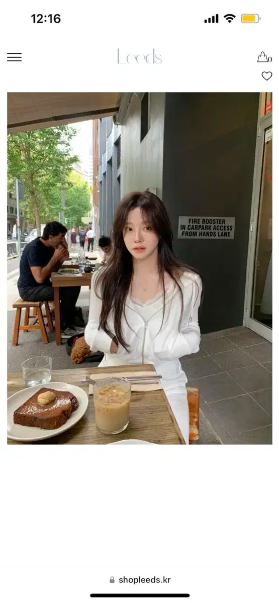 THE WISH リズ アイリーン IRENE フード ジップアップ