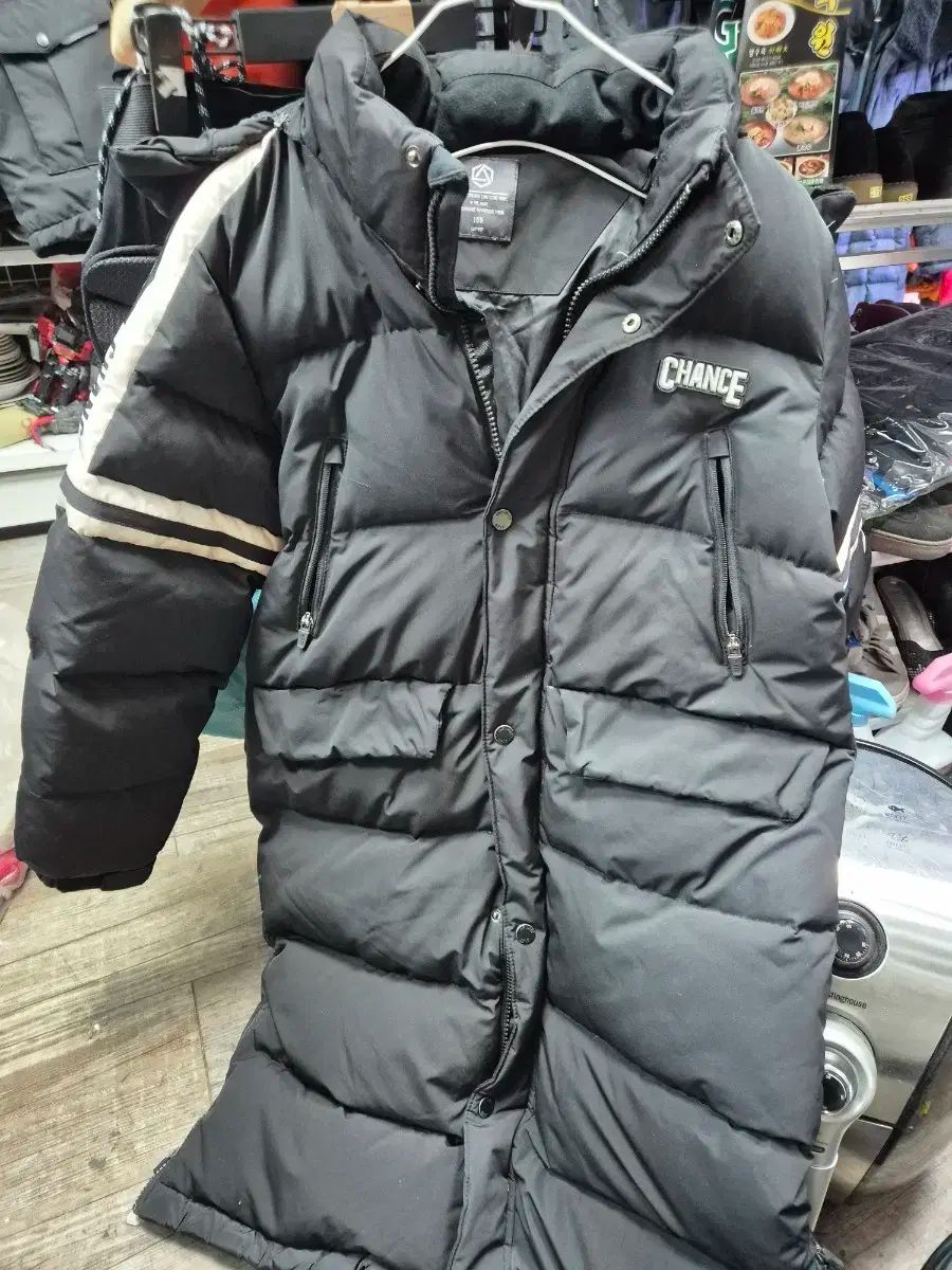 CHANCE 黒 ロング ダウン 155 サイズ