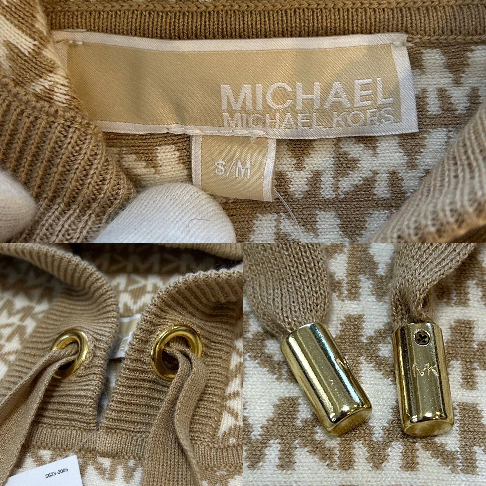 定価62,700円未使用マイケルコースMICHAEL KORSミニ MKブロックロゴ