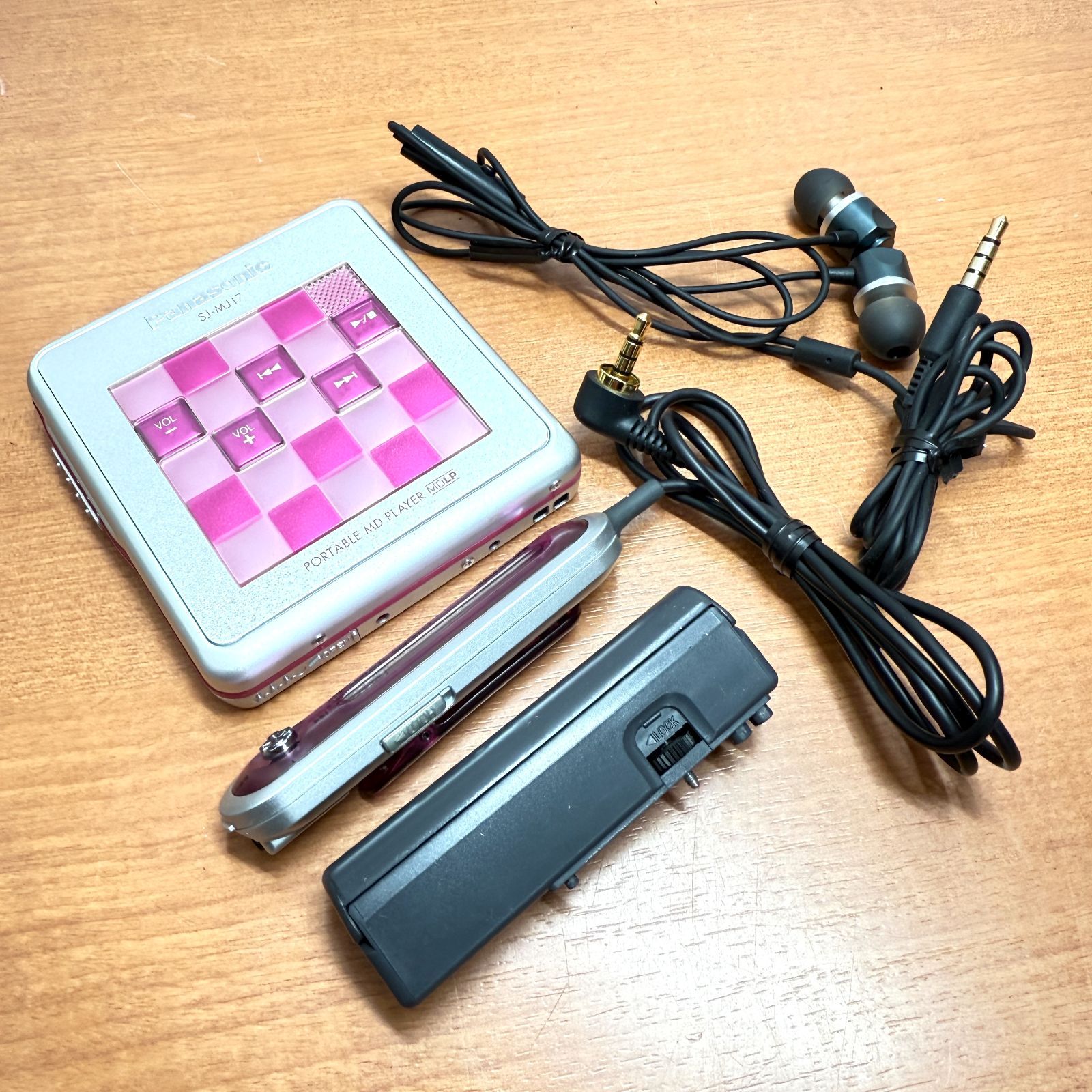 ▽△▽1128 Panasonic パナソニック SJ-MJ17 MDプレーヤー 動作確認済