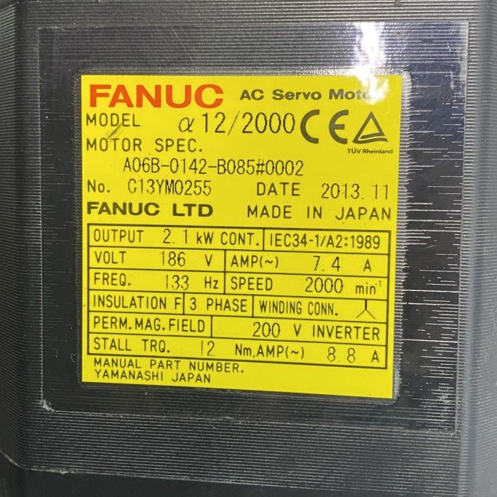  ファナック ＡＣサーボモーター A 06 B 0142 085 0002 その他 特殊工具