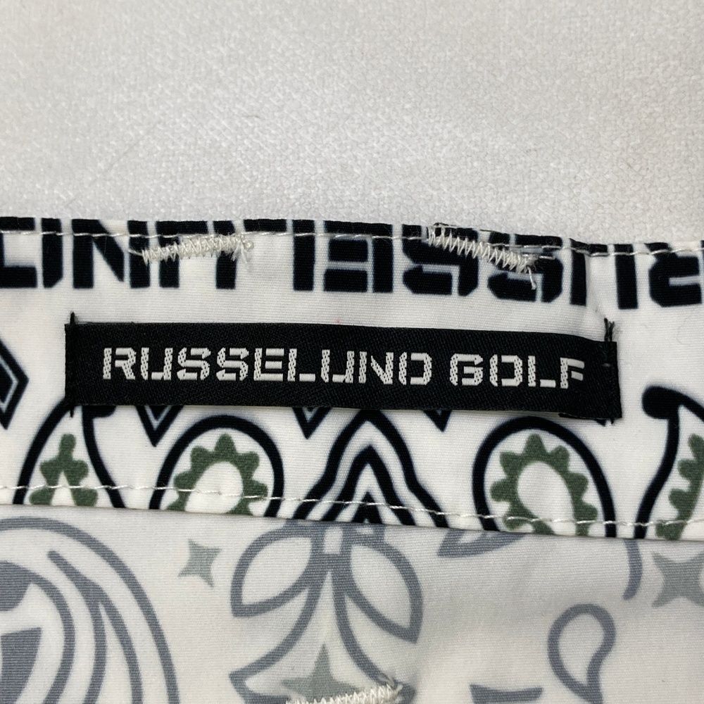 サイズ：1 RUSSELUNO ラッセルノ スカート プリーツ切替 バンダナ柄