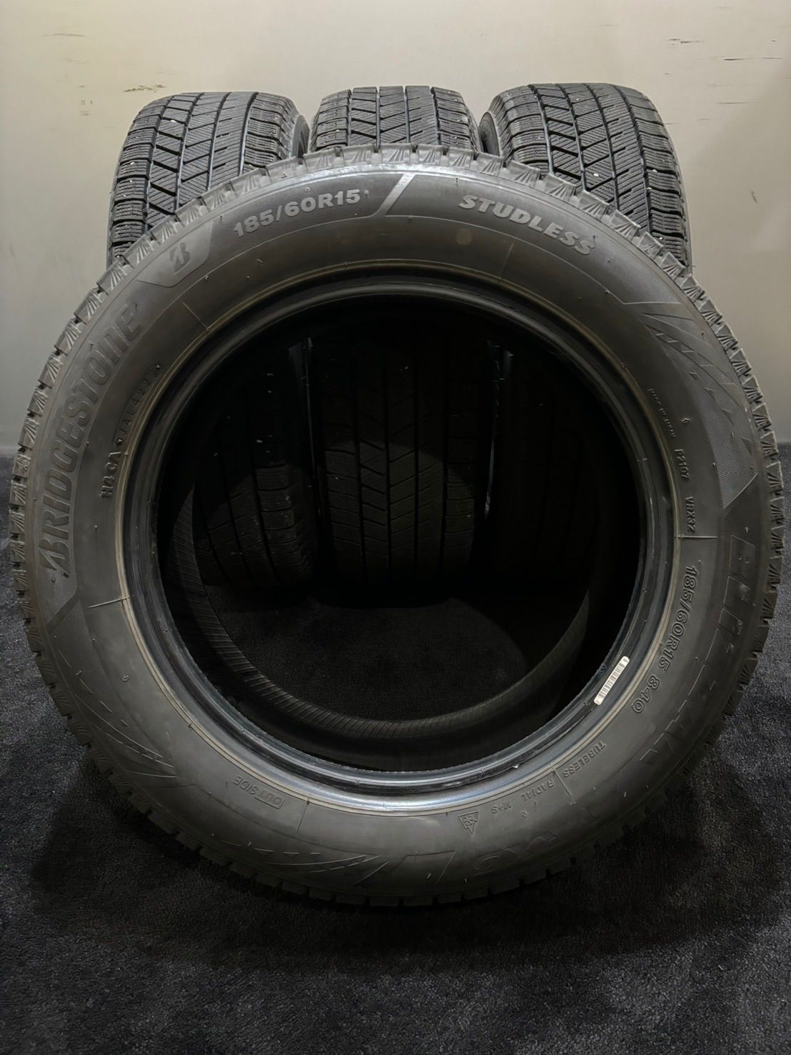☆185/60R15 BRIDGESTONE/VRX3 22年製 スタッドレス 4本 ブリヂストン