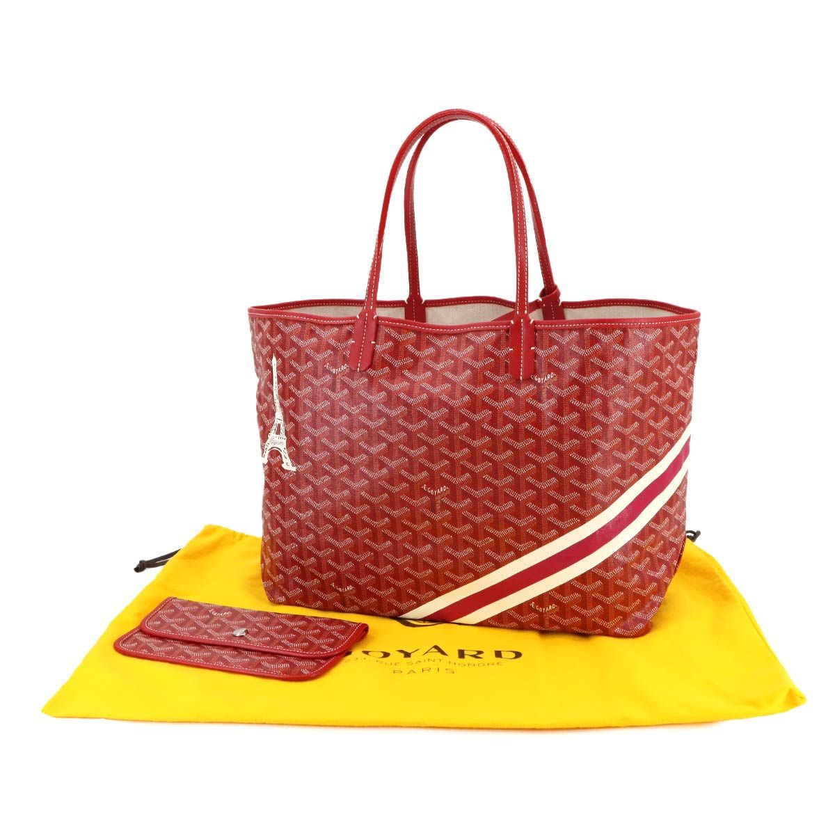 GOYARD ゴヤール トートバッグ サンルイ PMサイズ ユニセックス レッド