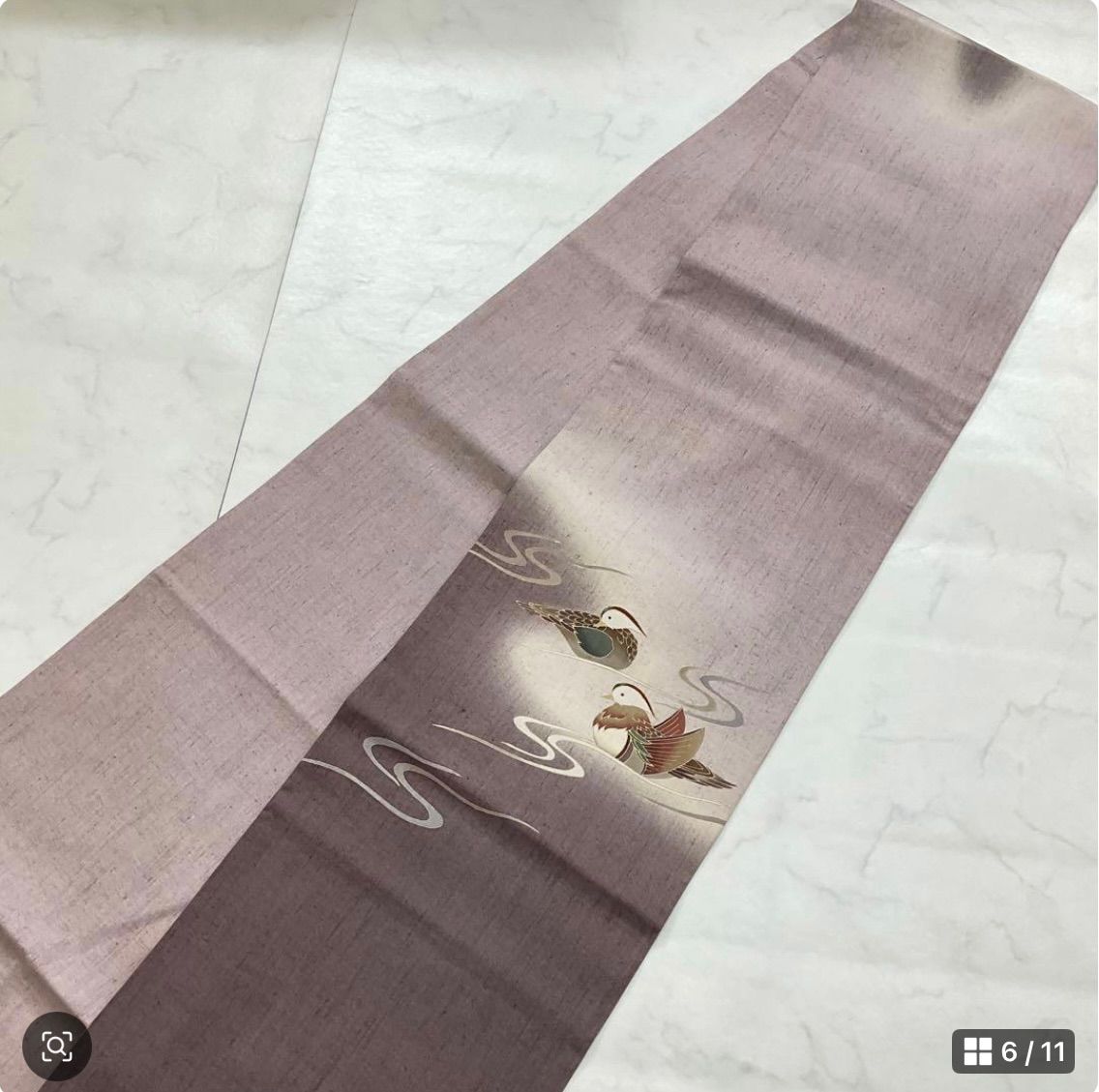  kimono one kimonoarisa 厳選 鴛鴦の素敵な洒落袋帯 しなやかな紬 長尺 456 cm 着物帯小紋普段着訪問着附下留袖色無地名古屋帯袋帯洒落袋帯半幅帯 袋帯 帯