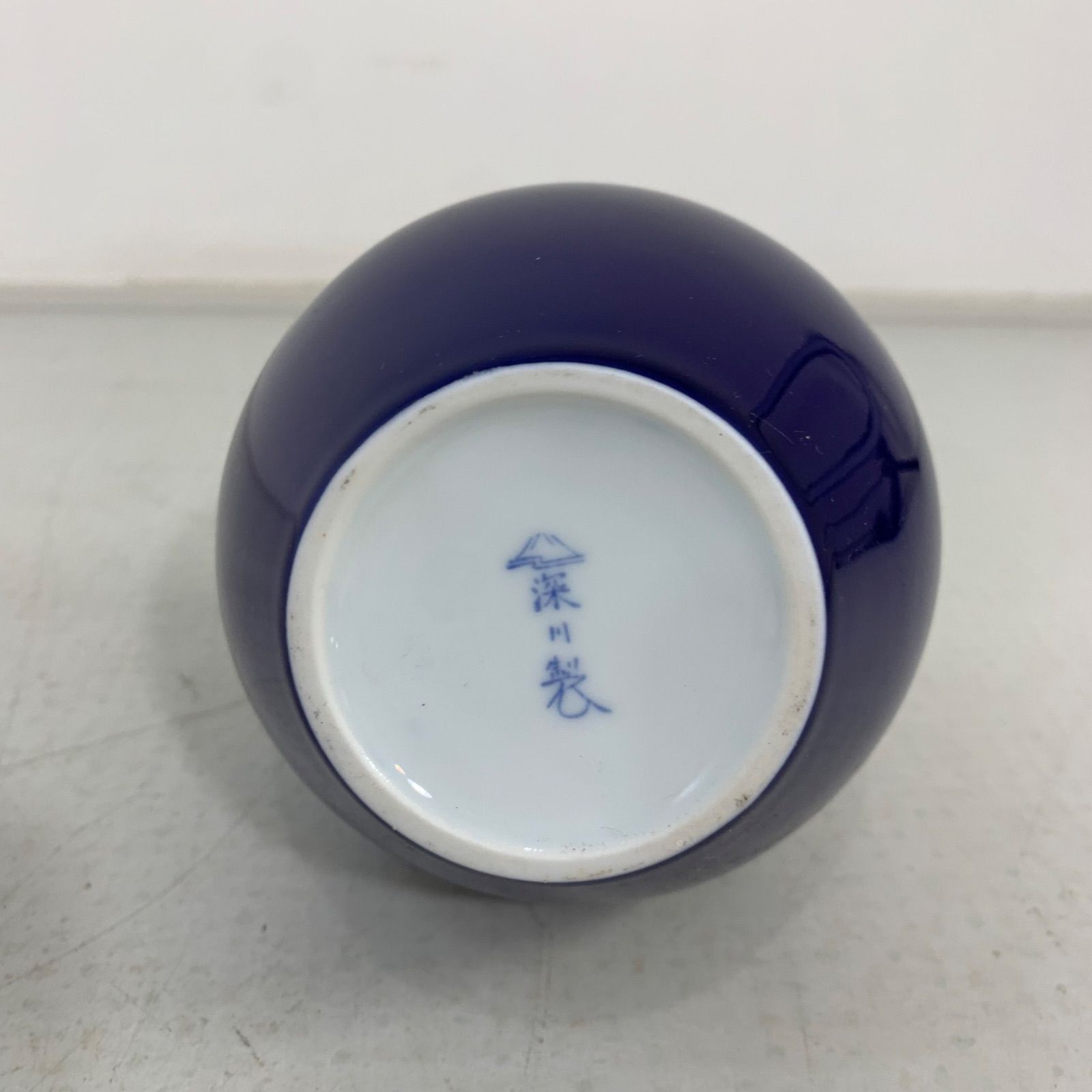 2002 深川製磁　葡萄瑠璃　花瓶　金彩 深川製磁 花瓶 宮内庁御用 金彩瑠璃葡萄 花器 壺 元箱付き - メルカリ