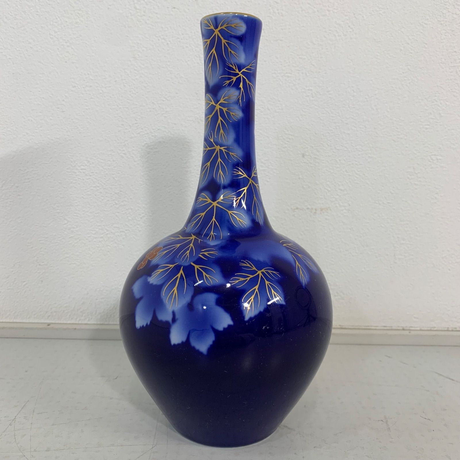 深川製磁 金彩瑠璃葡萄花瓶 一輪挿し - メルカリ