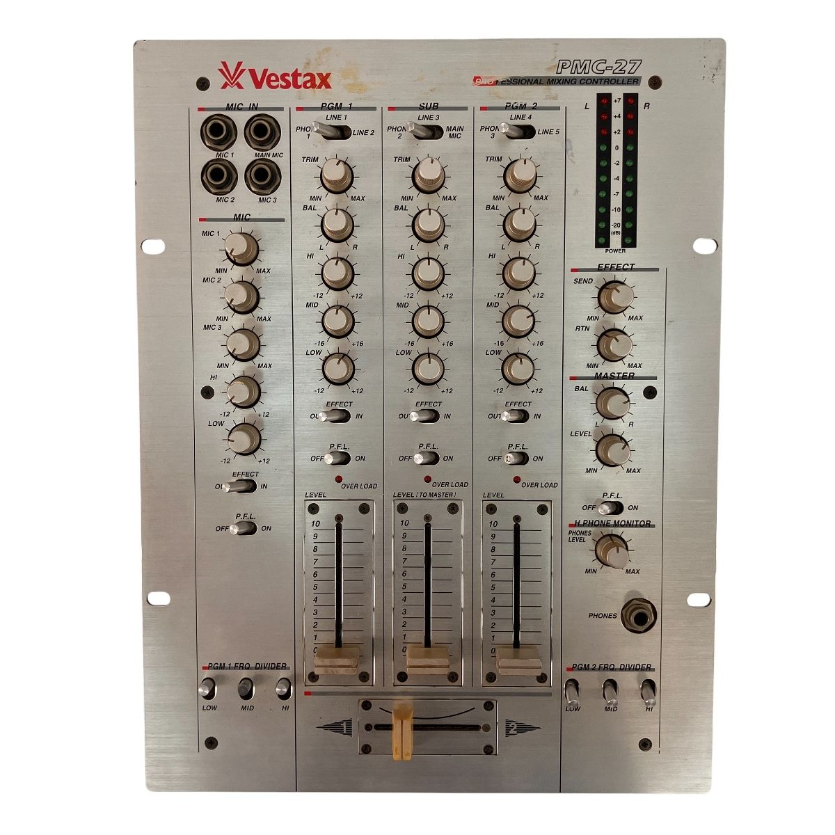 Vestax PMC-27 MKⅡ DJミキサー Vestax PMC-27 MKⅡ DJ MIXER DJミキサー