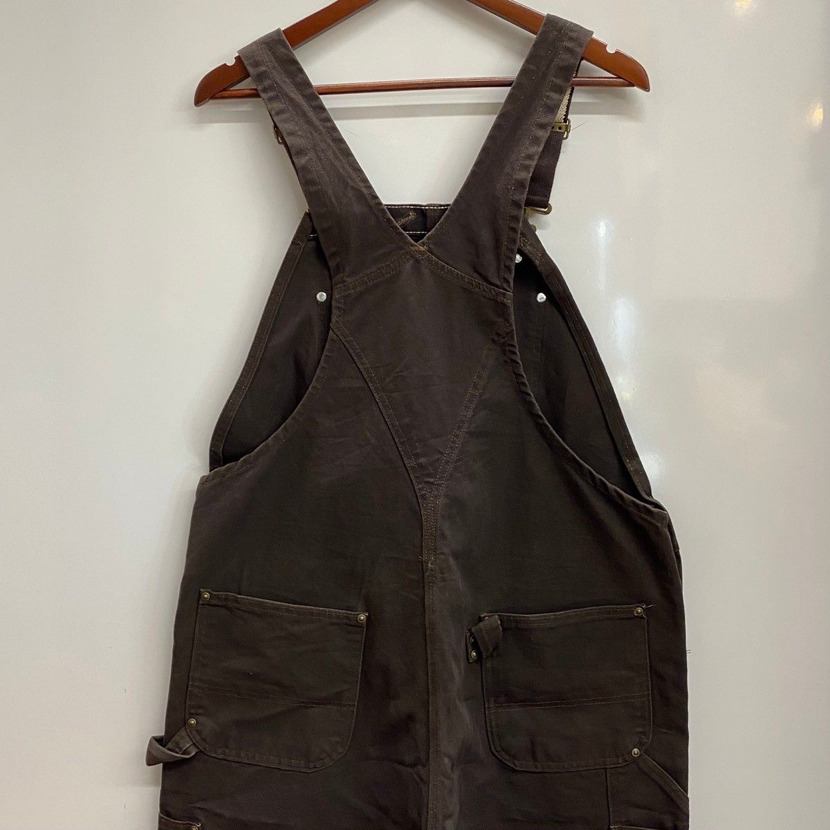 美品 カーハート オーバーオール Bib ダック ダブルニー つなぎ 30×30