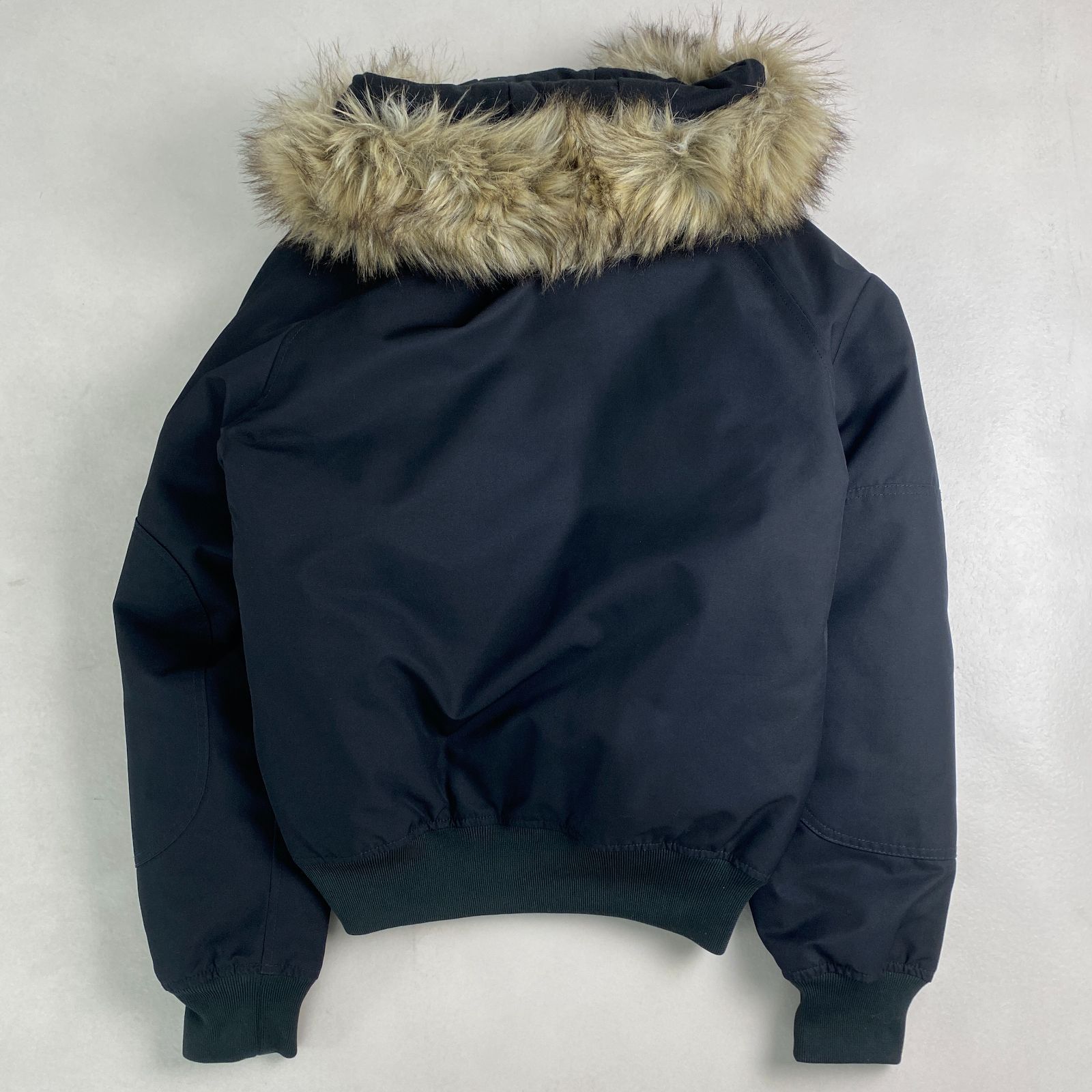 ポロラルフローレン フライトジャケット N-2B 現行 近年 ファー 取り外し ダウンジャケット POLO RALPH LAUREN S M相当