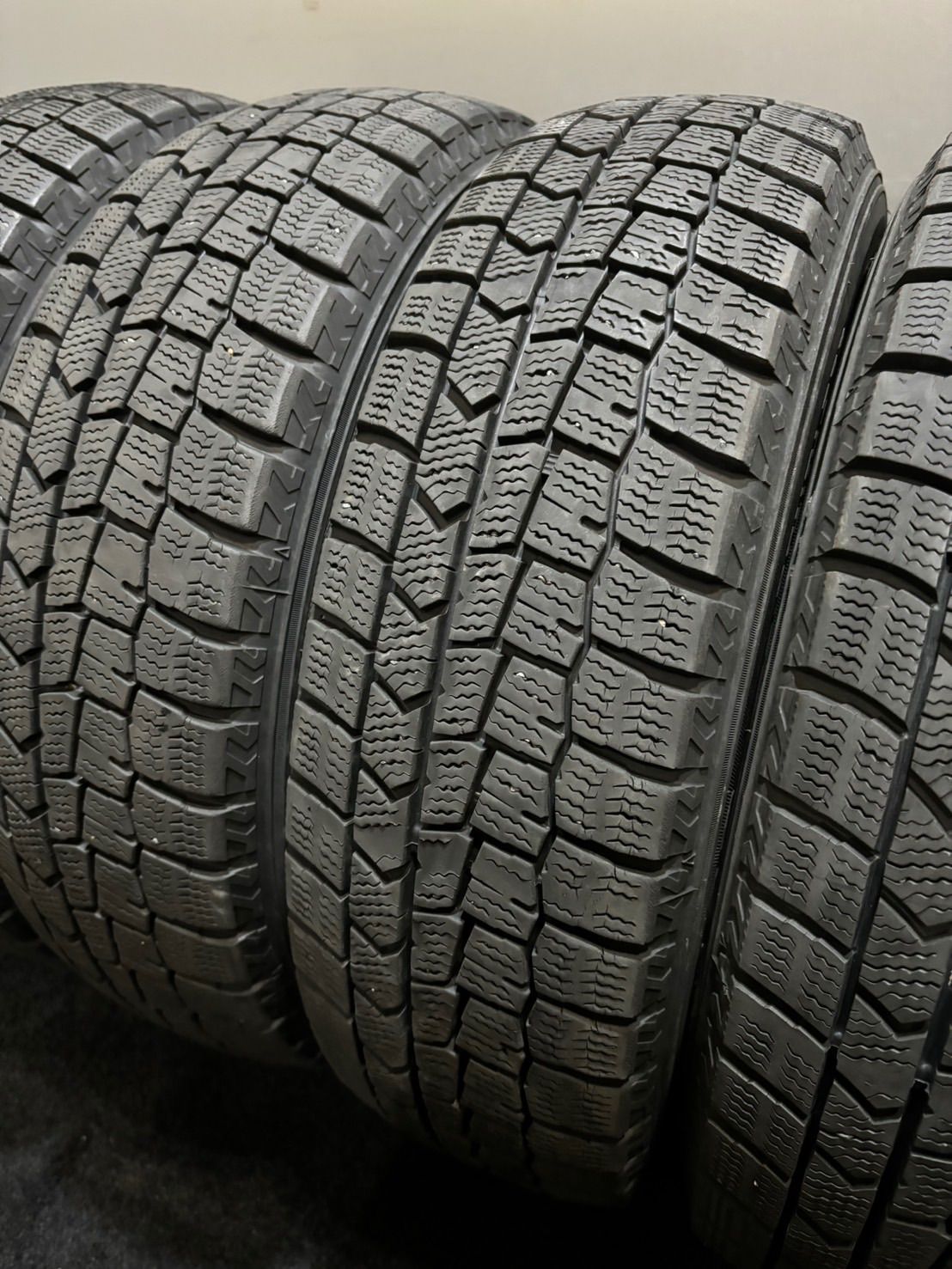 165 65 R 13 DUNLOP WINTER MAXX WM 02 20年製 スタッドレス 4本 ダンロップ ウィンターマックス ムーヴ エブリィワゴン 2 K 737