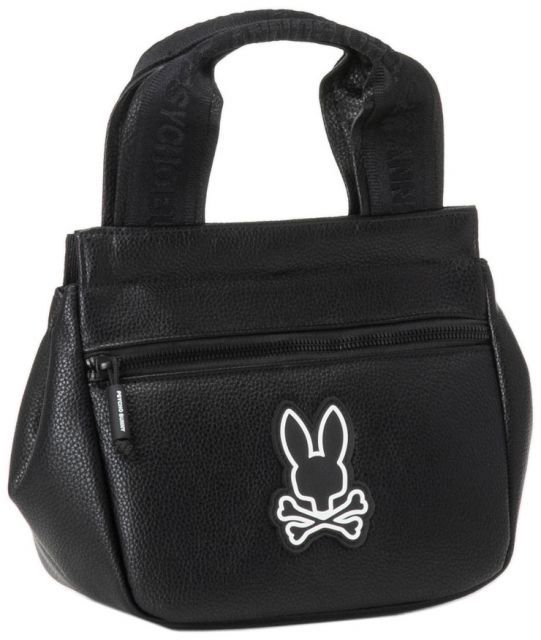 [パンダ]Psycho Bunny ラウンドバッグ 小売業者 サイコバニー モノトーン EDITION ラウンドバッグ PBMG5FB3