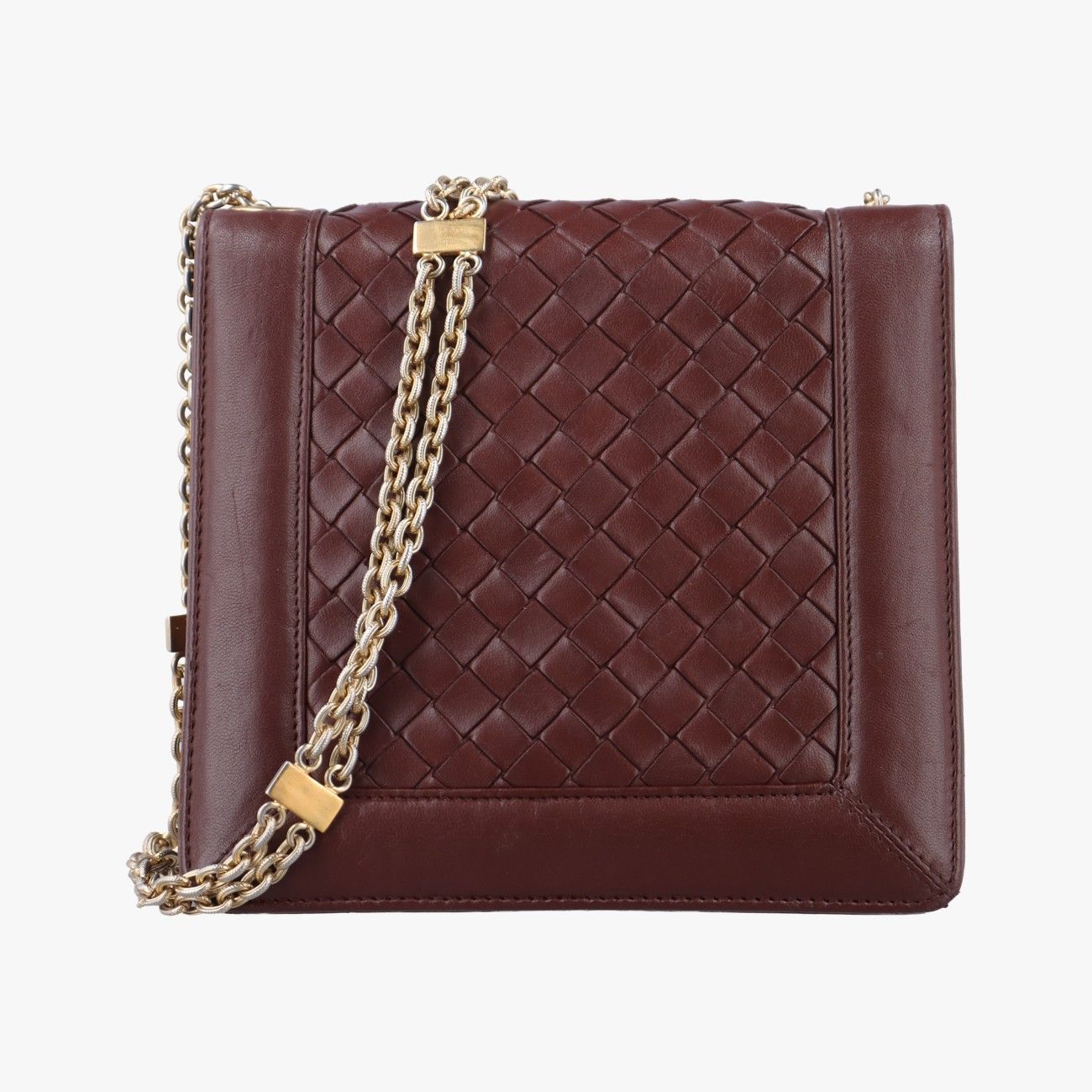 ボッテガヴェネタBottega Venetaイントレチャートワインレッドラムスキン911004 9G00002519G017 101 00101883AVN