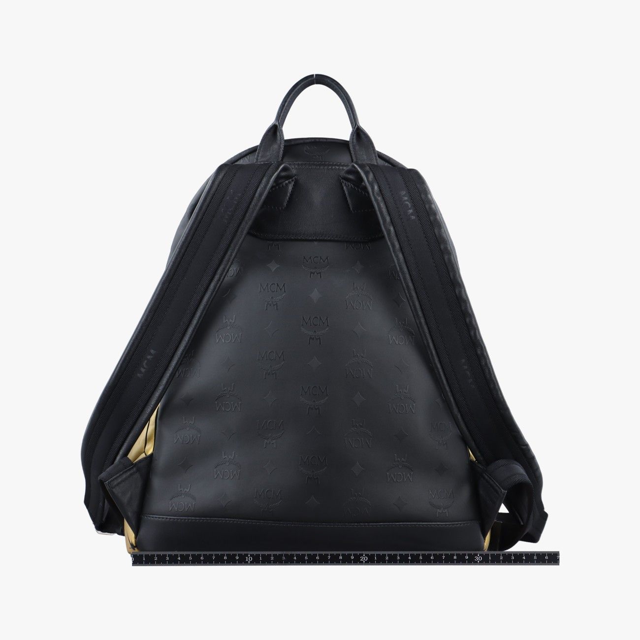 エムシーエムMCMスタークイエロー×ブラックレザー10041505