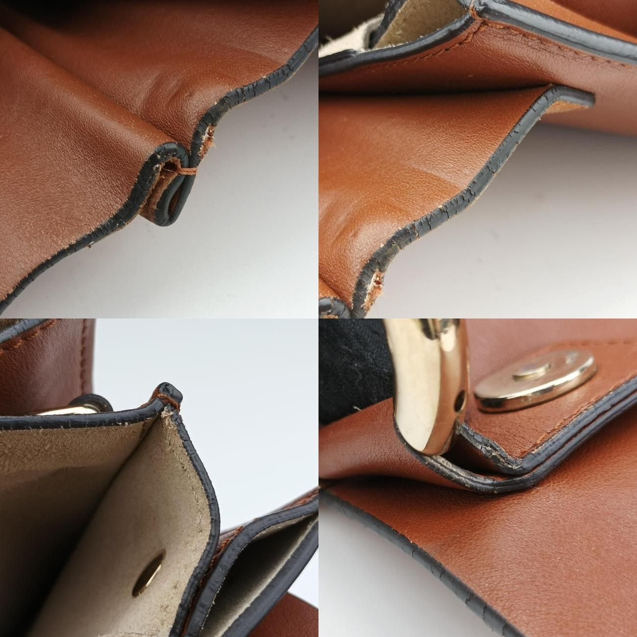 クロエChloeフェイブラウンレザー×スエード03