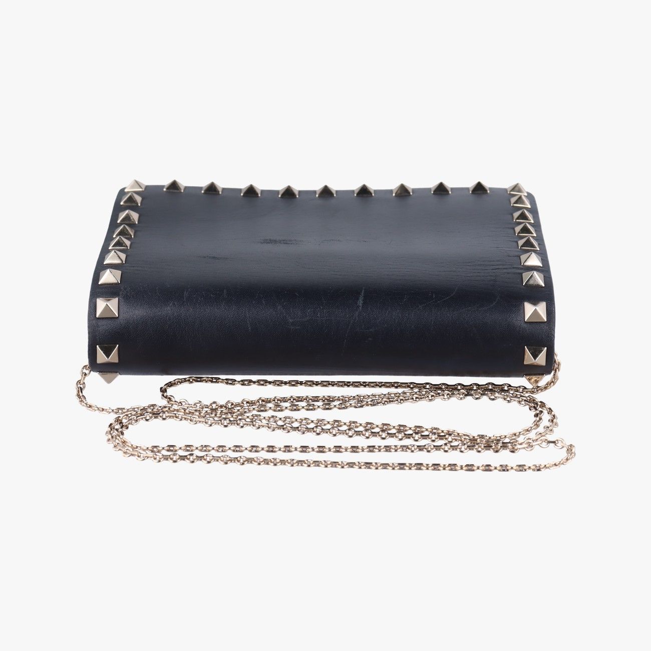 ヴァレンティノValentinoロックスタッズブラックレザーTV-N249BOL0