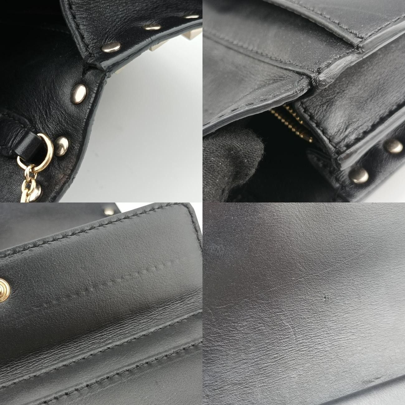 ヴァレンティノValentinoロックスタッズブラックレザーTV-N249BOL0