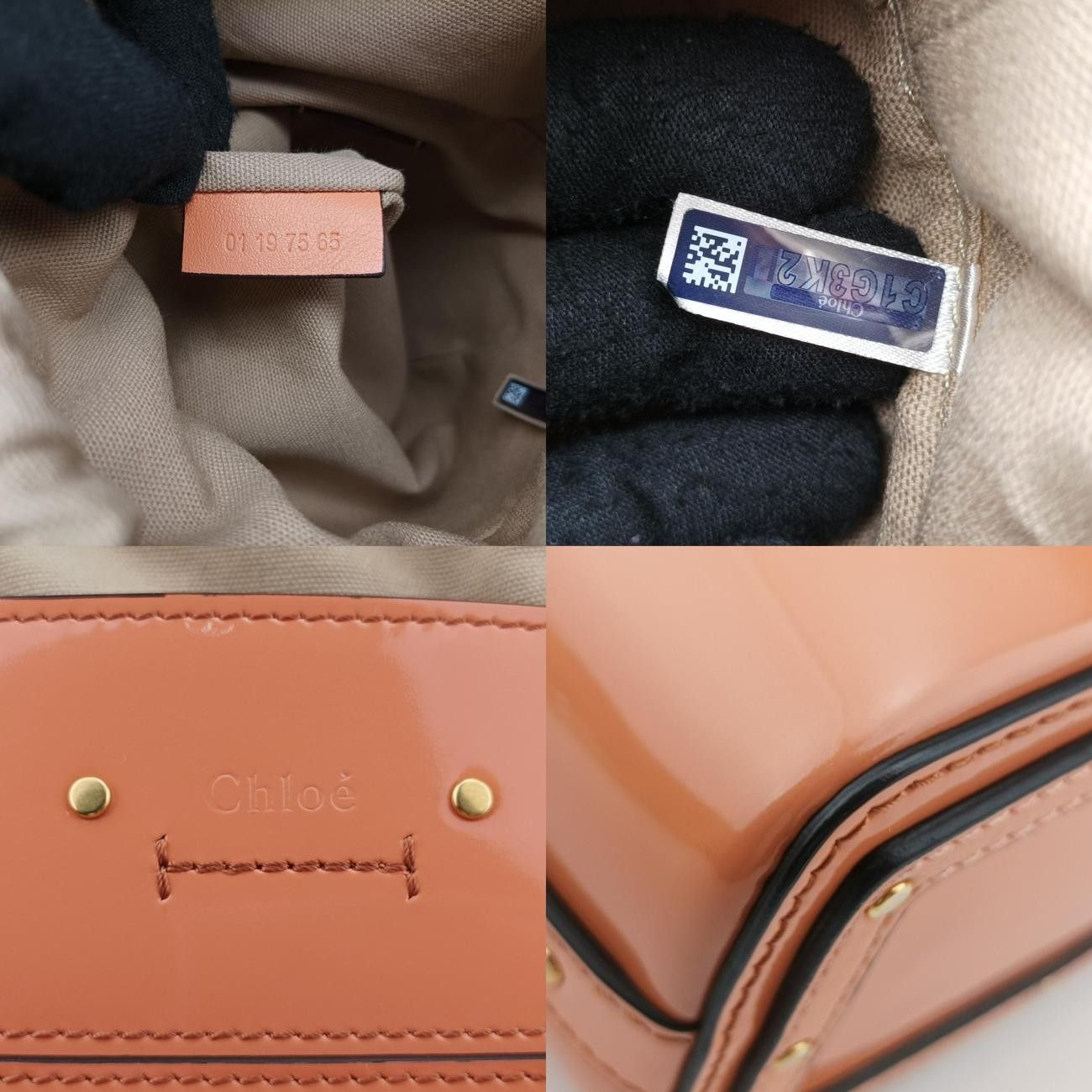 クロエChloeロイベージュパテント01 19