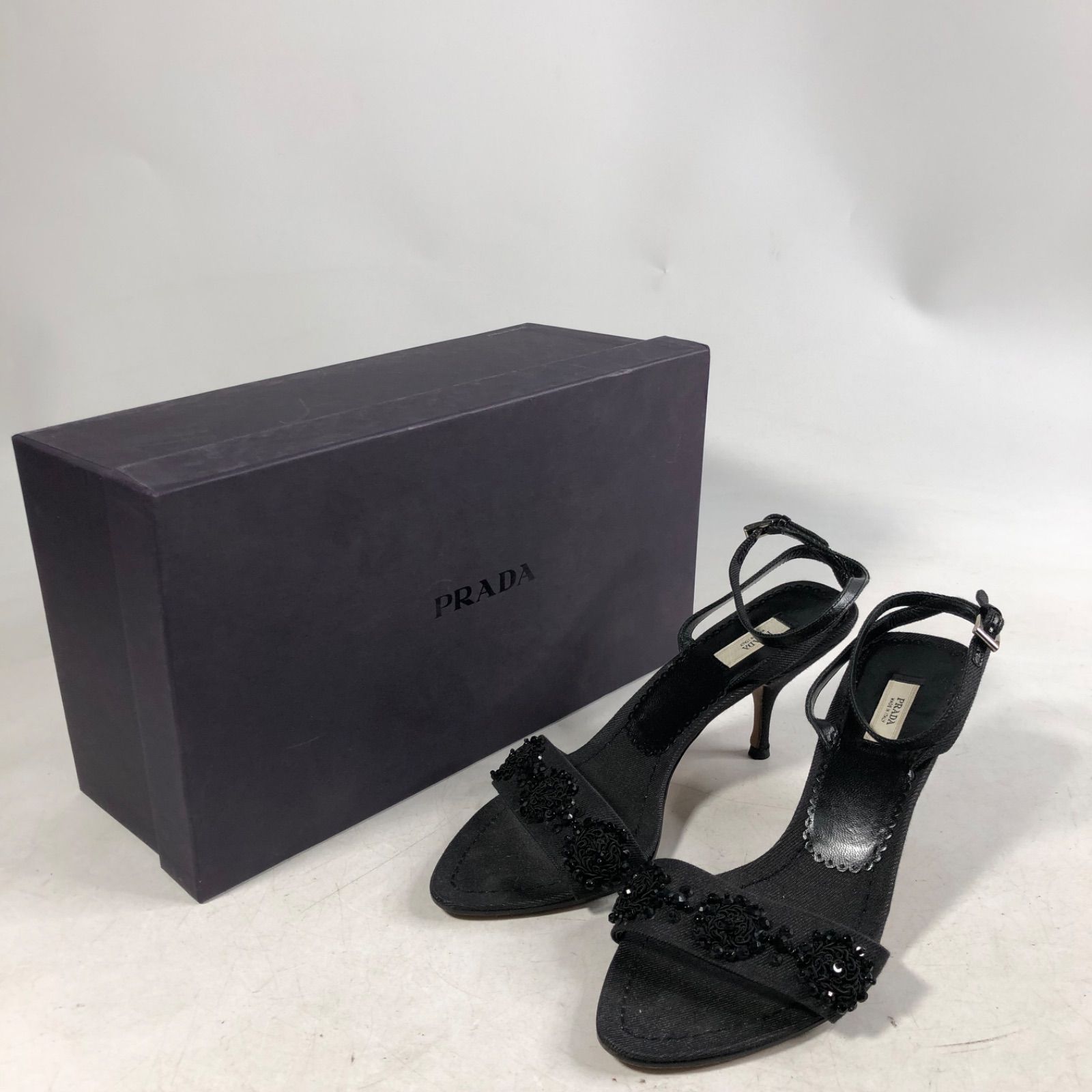 A1117-27-5 PRADA プラダ レディース ミュール ストラップサンダル
