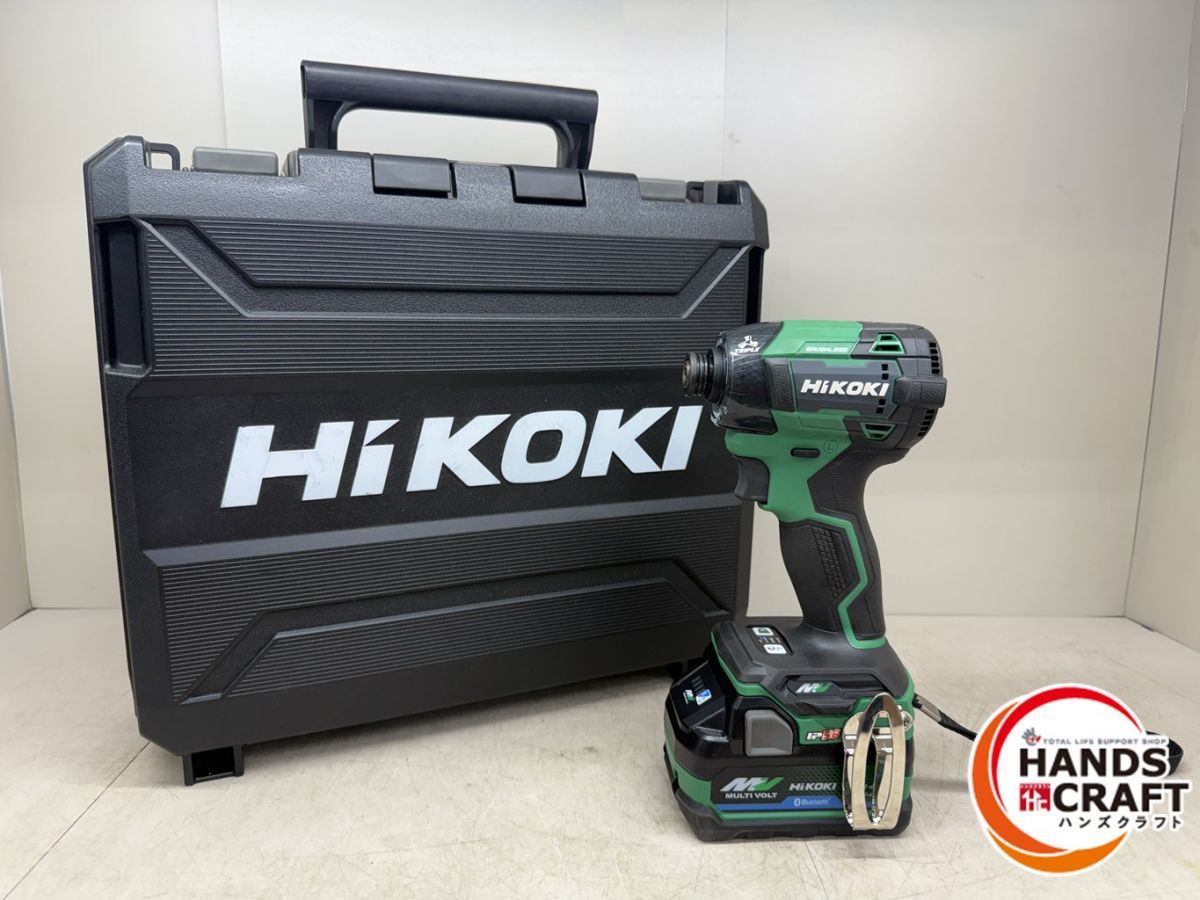 HiKOKI インパクトドライバ WH 36 DD Vバッテリー 2 充電器 ハイコーキ
