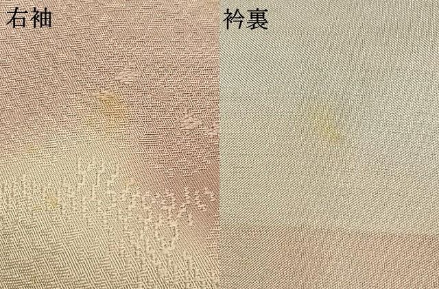  平和屋着物 上質な小紋 単衣 散らし文 暈し染め 正絹 fy 小紋 着物