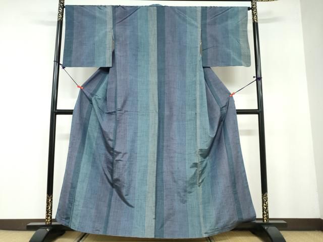 平和屋着物○上質な紬 間道 正絹 逸品 DAAY5797ud