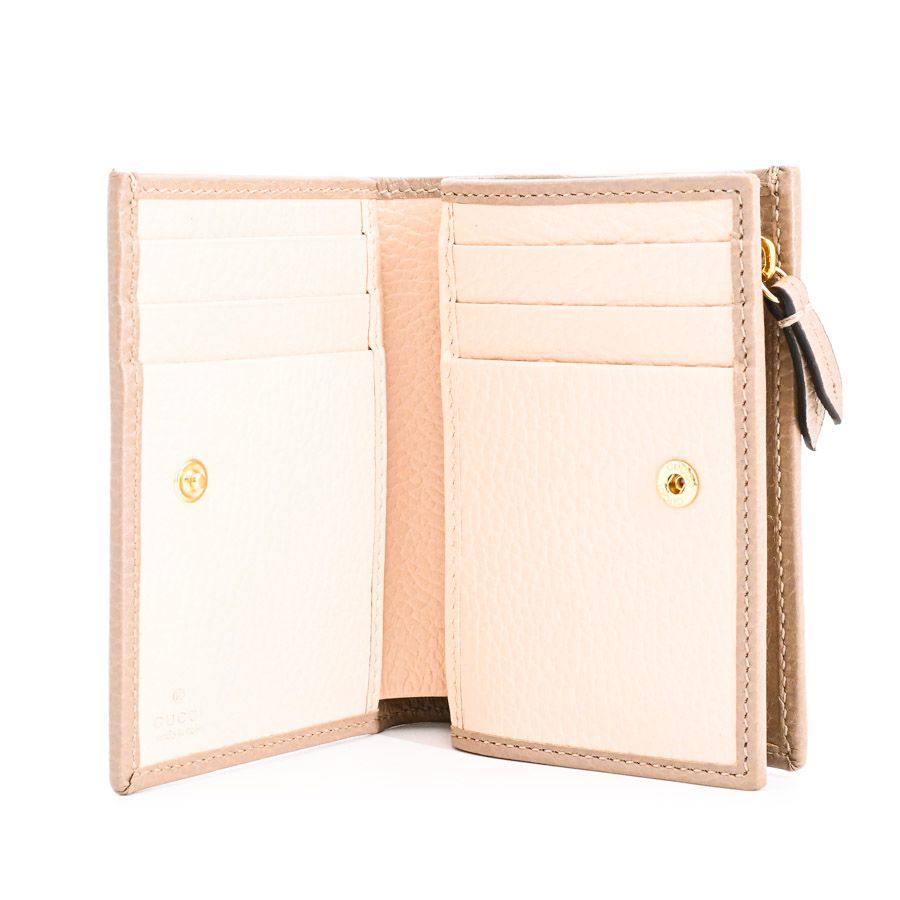  GUCCI グッチ ミディアムウォレット ダブルGバイ スモールウォレット 790063 二つ折り財布 折り財布