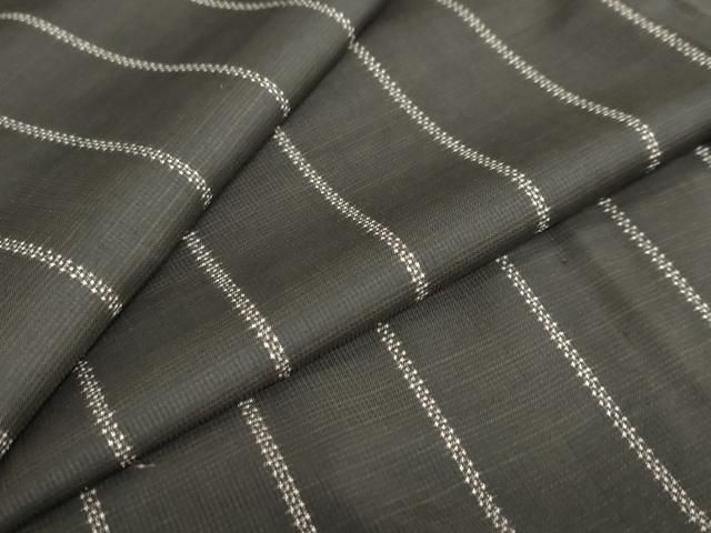 平和屋着物 本場大島紬 7マルキ 縞 正絹 ud