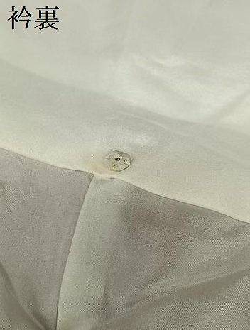  平和屋着物 上質な色無地 紋意匠 長春色 正絹 zg 色無地 着物