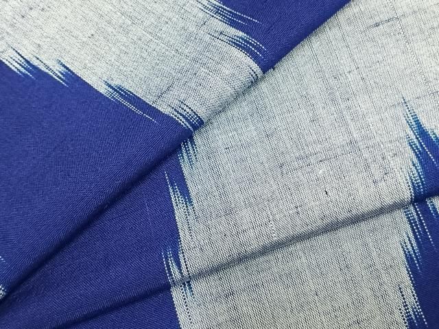 平和屋着物▽上質な紬　単衣　幾何学文様　正絹　逸品　AABD0129fy 平和屋着物▽上質な紬 単衣 幾何学文様 正絹 逸品 AABD0129fy