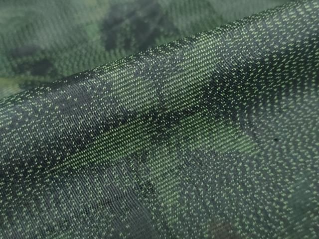  平和屋着物 本場大島紬 笹竹文 正絹 ud 紬 着物