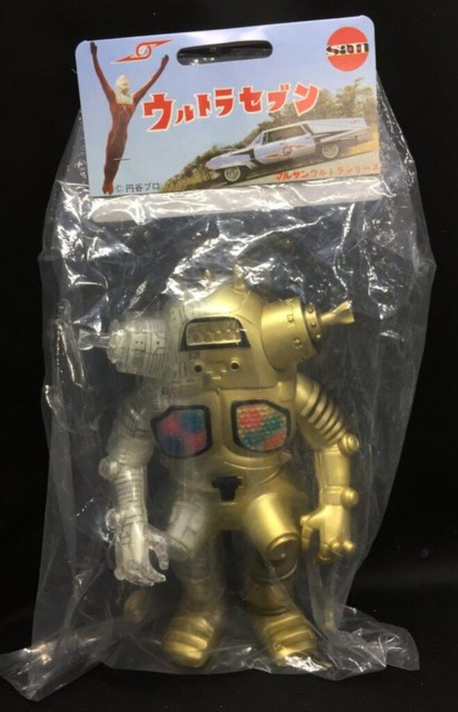 マルサン マルザンのウルトラセブン宇宙魔人シリーズ キングジョー 450 機械可視版 GOLD ver