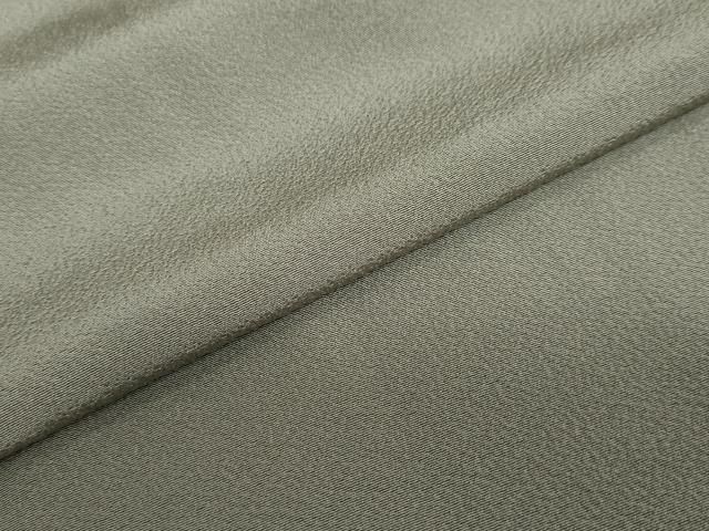  平和屋着物 上質な色無地 岩井茶色 反端付き 正絹 ud 色無地 着物