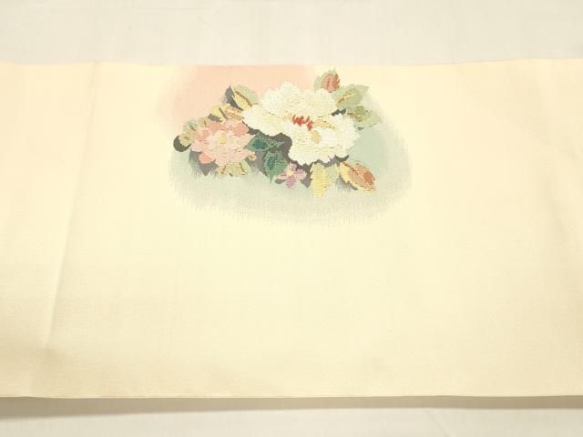 八寸名古屋帯 草花文