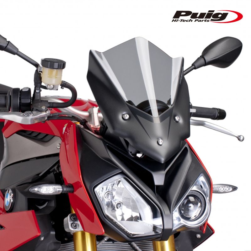 ブラックボックスのカード探します Puig 7040H RACING-SCREEN [SMOKE] BMW S1000R (14-18) プーチ