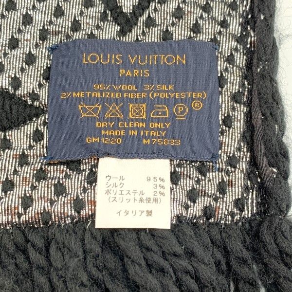 LOUIS VUITTON ルイヴィトン エシャルプ ロゴマニア シャイン マフラー