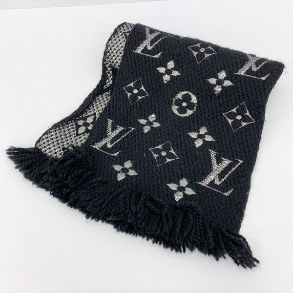 LOUIS VUITTON ルイヴィトン エシャルプ ロゴマニア シャイン マフラー