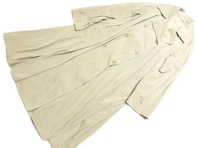 C28 MaxMara マックスマーラ 112604296 レディース トレンチコート 42 ライトベージュ系 アウター ロング ポリエステル 7K