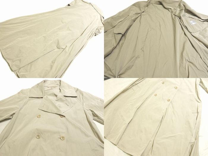 C28 MaxMara マックスマーラ 112604296 レディース トレンチコート 42 ライトベージュ系 アウター ロング ポリエステル 7K