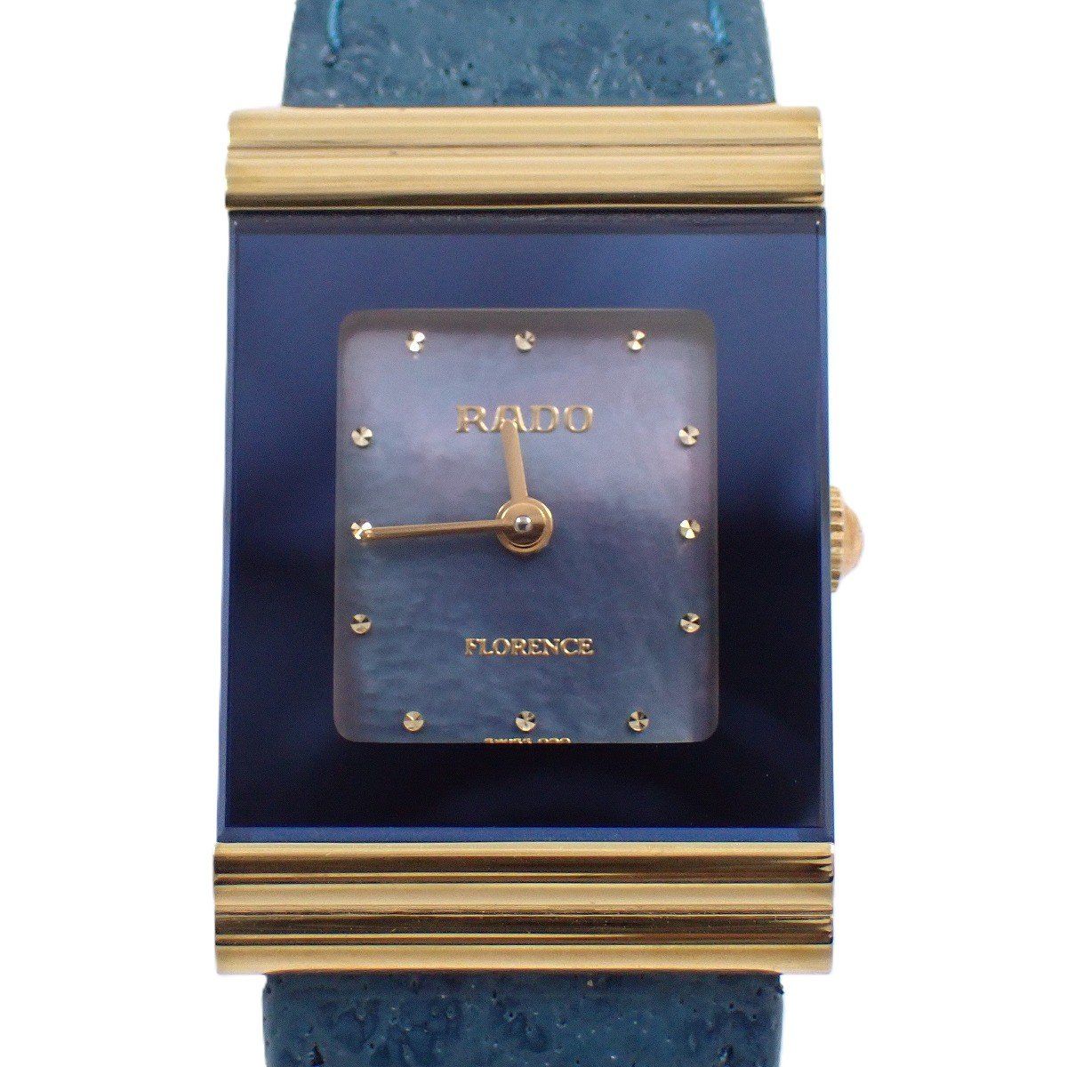 ラド― フローレンス クォーツ レディース 腕時計 コンビ ブルーシェル