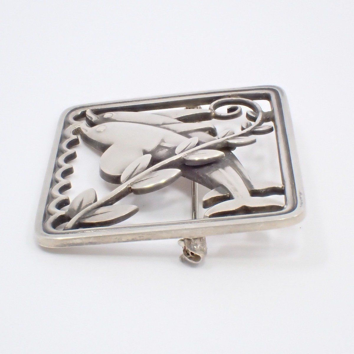 GEORG JENSEN ジョージジェンセン 251 イルカ ブローチ シルバー925