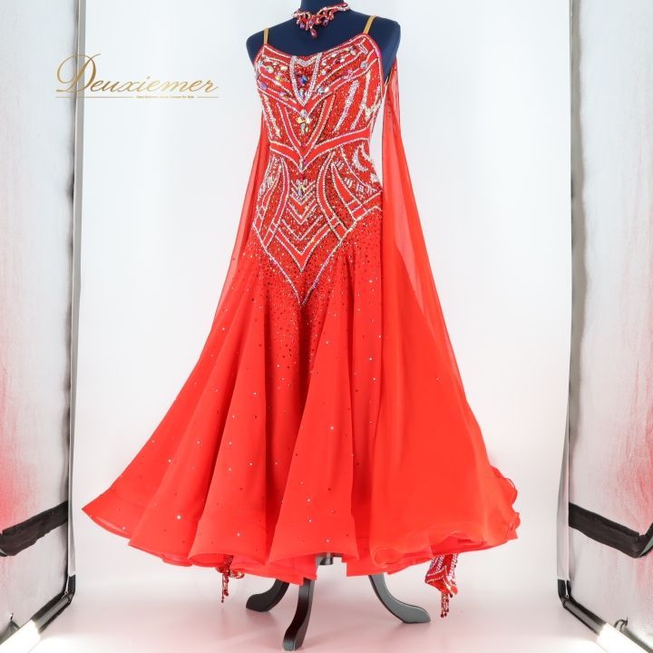 社交ダンス 衣装 タカダンス TAKADANCE スタンダード ドレス