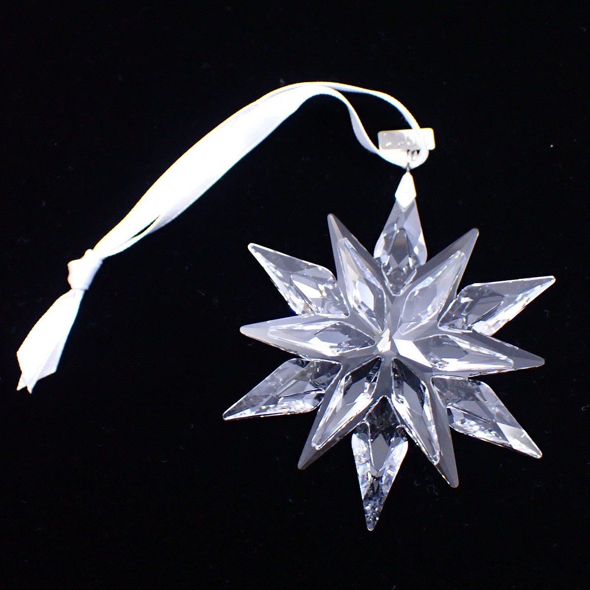 SWAROVSKI スワロフスキー 2011年 雪の結晶 スノーフレーク クリスマスツリー オーナメント クリスタル クリア いおき質店