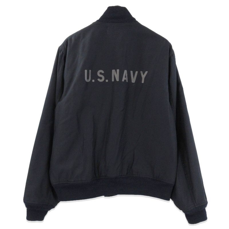 BUZZ RICKSON S バズリクソンズ フック デッキジャケット BR15154 SS-349 USS DIODON コットン レーヨン ネイビー 44 71014147