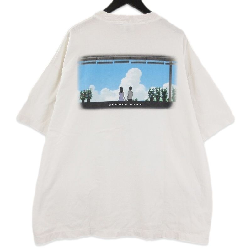 SAINT Mxxxxxx × サマーウォーズ セントマイケル 半袖Ｔシャツ SM-YS 1-0000-C 28 SG_SS TEE SUMMER ホワイト 白 XXL