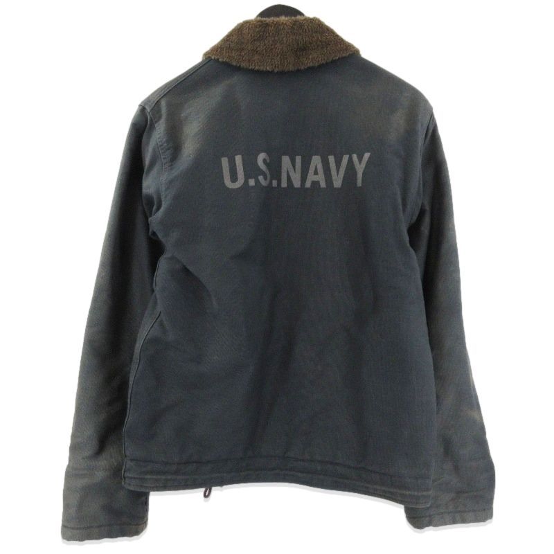 BUZZ RICKSON S バズリクソンズ N-1デッキジャケット M13805 M13806 US NAVY パッチカスタム ミリタリー 23615 ネイビー 36 71014158