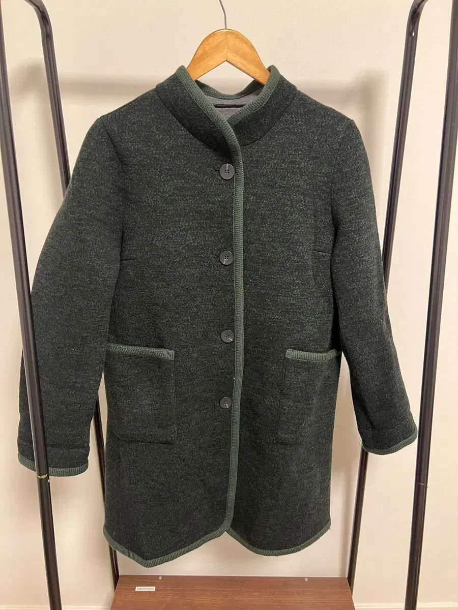 ウールブレンド グリーン ジャケット 472