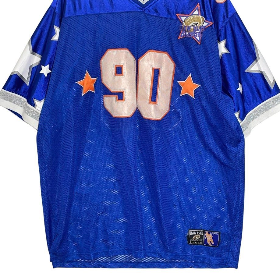 アメフト ユニフォーム＆メッシュ ヴィンテージ RAW BLUE CLASSICS NFL アメリカンフットボール チーム
