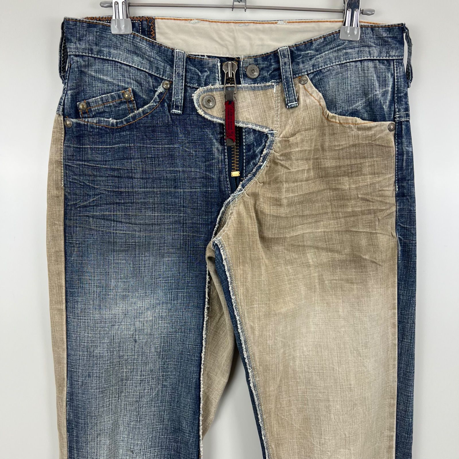 Y2K archive マリテフランソワジルボー サルエルデニムパンツ 2way Y2K archive マリテフランソワジルボー サルエルデニムパンツ 2way