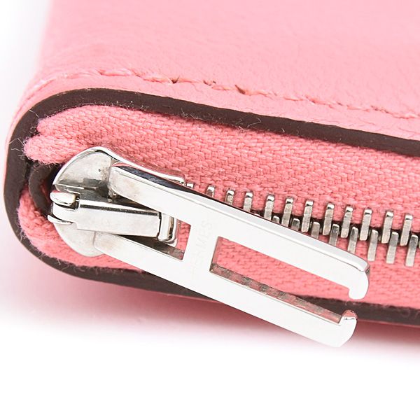  エルメス 財布 レディース ジップアンゴー コインケース カードケース U刻 ヴォーエヴァ― ピンク系 HERMES コインケース 小銭入れ 小物